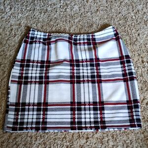 Plaid Spandex Skirt from Shein